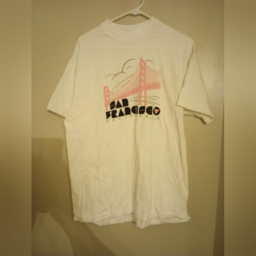 Hanes Single Stitch Vintage San Francisco Tourism Short Sleeve Tee